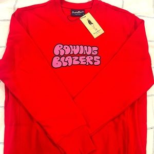 NWT Unisex Rowing Blazers bubble letter crewneck sweatshirt